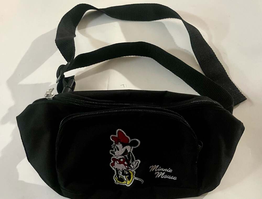 Disney Minnie Mouse Black Fanny Pack – Like New